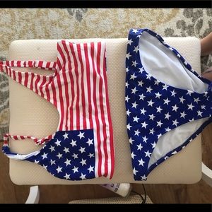 Patriotic swim suit